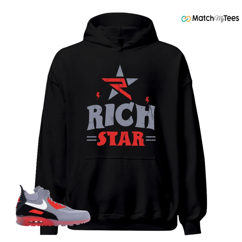 NIKE AIR MAX 90 SNEAKERBOOT ICE WOLF GREY INFRARED SNEAKER Matching Tees hoodie