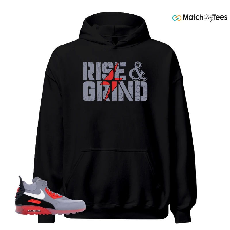 NIKE AIR MAX 90 SNEAKERBOOT ICE WOLF GREY INFRARED SNEAKER Matching Tees hoodie