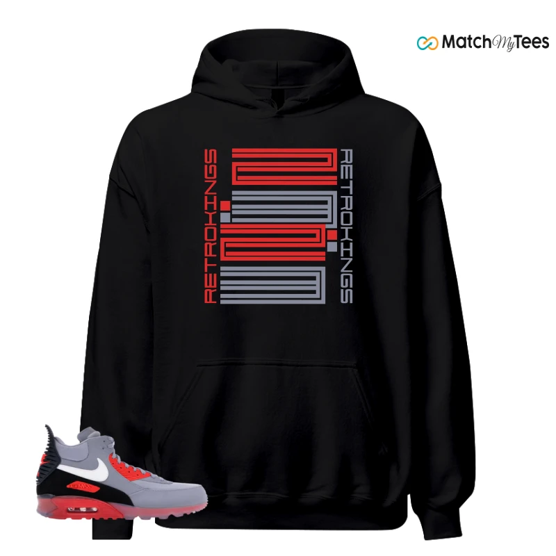 NIKE AIR MAX 90 SNEAKERBOOT ICE WOLF GREY INFRARED SNEAKER Matching Tees hoodie