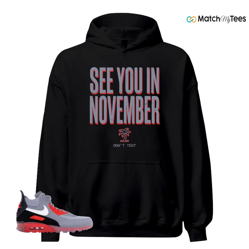 NIKE AIR MAX 90 SNEAKERBOOT ICE WOLF GREY INFRARED SNEAKER Matching Tees hoodie