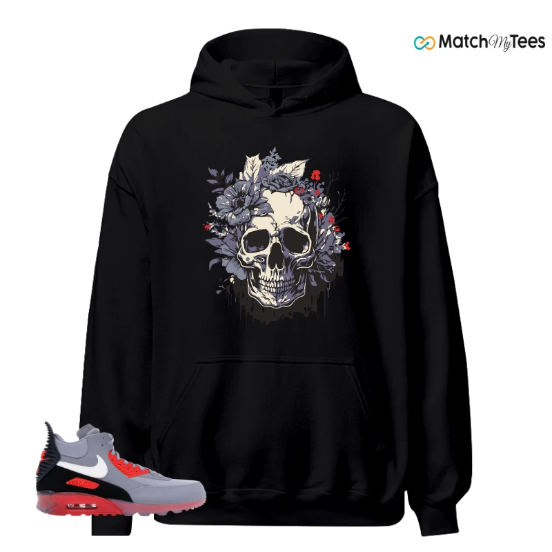 NIKE AIR MAX 90 SNEAKERBOOT ICE WOLF GREY INFRARED SNEAKER Matching Tees hoodie