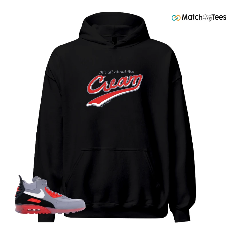 NIKE AIR MAX 90 SNEAKERBOOT ICE WOLF GREY INFRARED SNEAKER Matching Tees hoodie