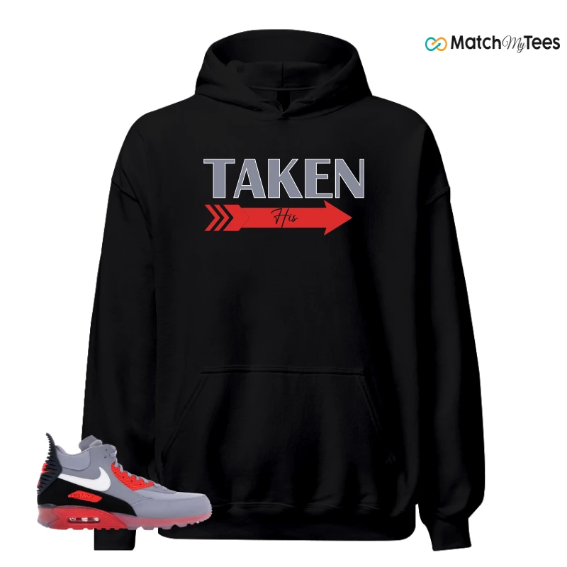NIKE AIR MAX 90 SNEAKERBOOT ICE WOLF GREY INFRARED SNEAKER Matching Tees hoodie