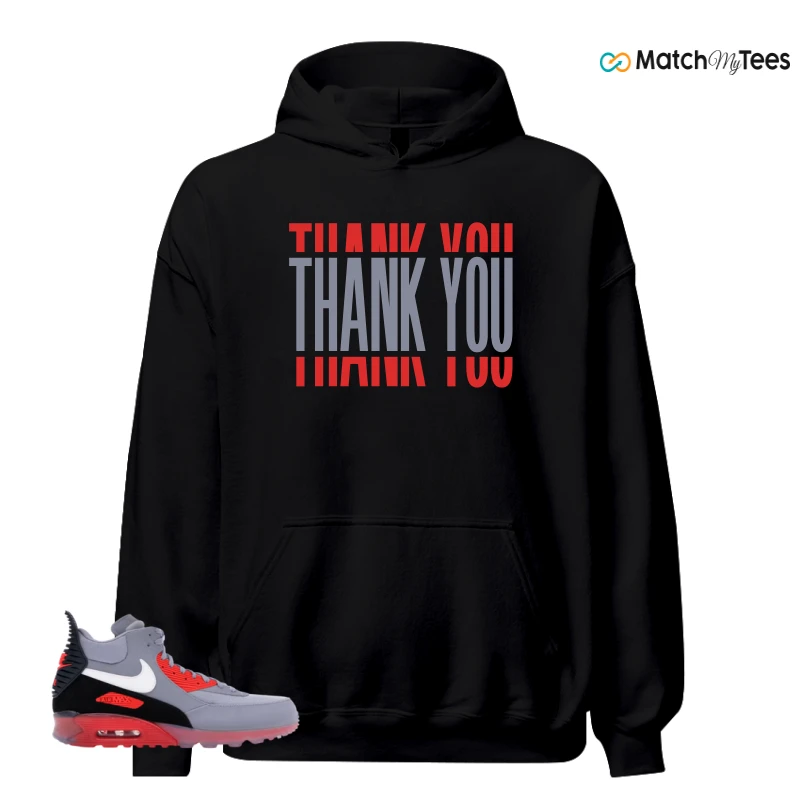 NIKE AIR MAX 90 SNEAKERBOOT ICE WOLF GREY INFRARED SNEAKER Matching Tees hoodie