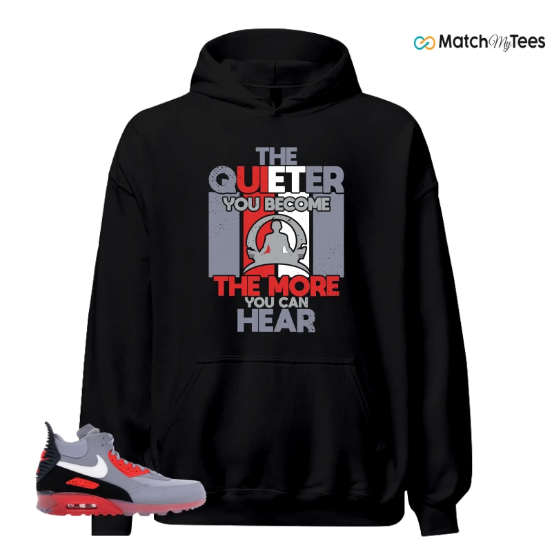NIKE AIR MAX 90 SNEAKERBOOT ICE WOLF GREY INFRARED SNEAKER Matching Tees hoodie