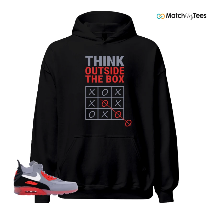 NIKE AIR MAX 90 SNEAKERBOOT ICE WOLF GREY INFRARED SNEAKER Matching Tees hoodie