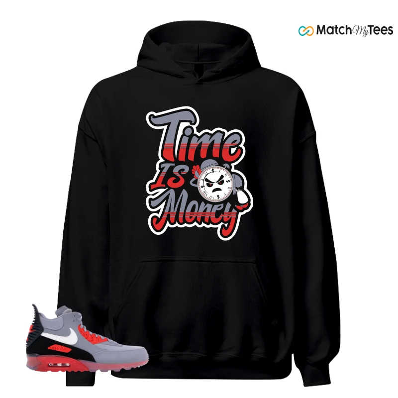 NIKE AIR MAX 90 SNEAKERBOOT ICE WOLF GREY INFRARED SNEAKER Matching Tees hoodie