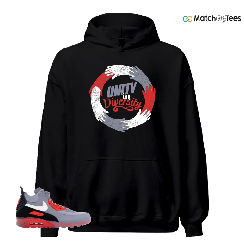 NIKE AIR MAX 90 SNEAKERBOOT ICE WOLF GREY INFRARED SNEAKER Matching Tees hoodie