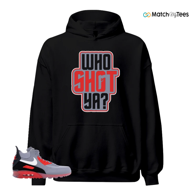 NIKE AIR MAX 90 SNEAKERBOOT ICE WOLF GREY INFRARED SNEAKER Matching Tees hoodie