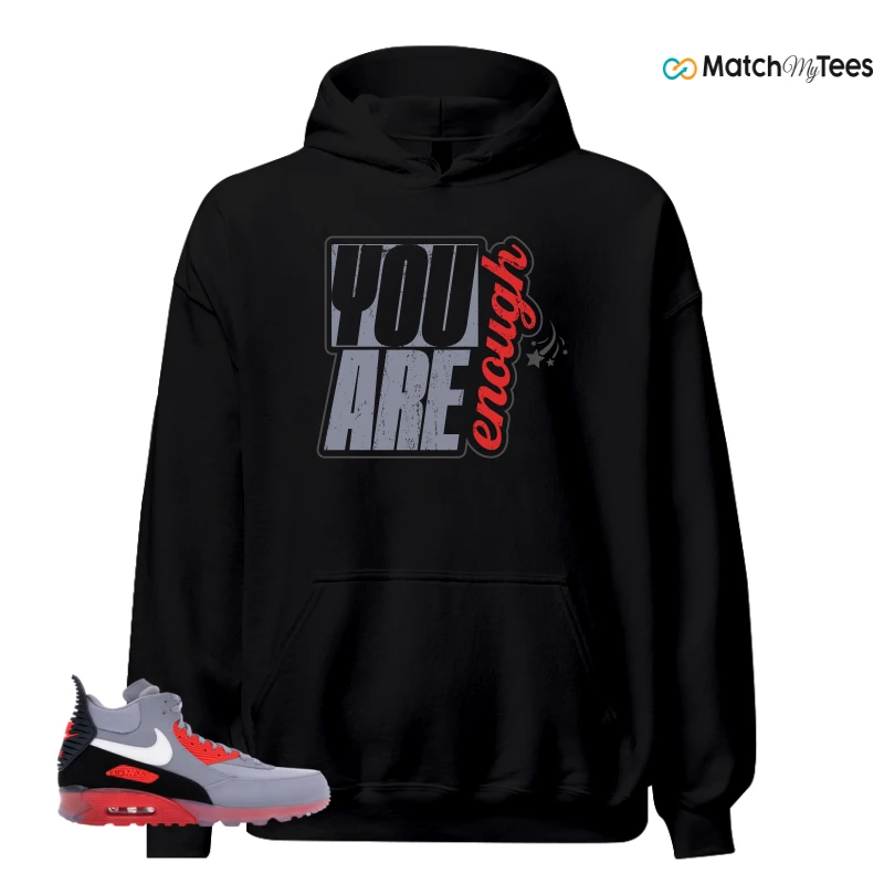 NIKE AIR MAX 90 SNEAKERBOOT ICE WOLF GREY INFRARED SNEAKER Matching Tees hoodie