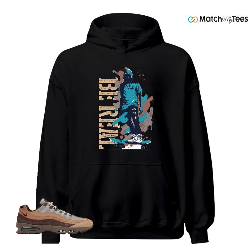 NIKE AIR MAX 95 OREGON DUCKS LUMBER YARD SNEAKER Matching Tees hoodie