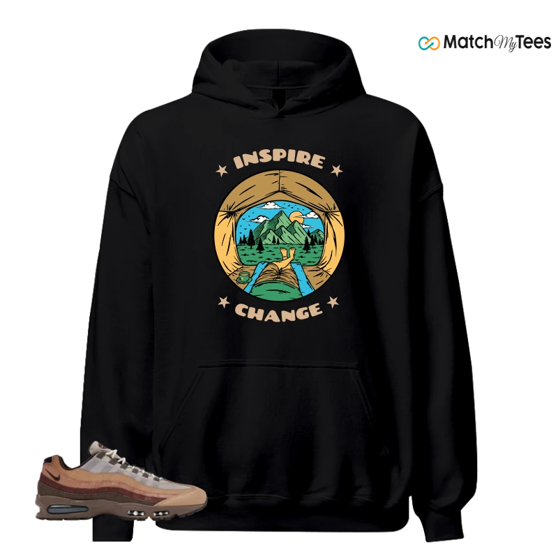 NIKE AIR MAX 95 OREGON DUCKS LUMBER YARD SNEAKER Matching Tees hoodie