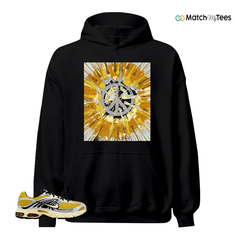 NIKE AIR MAX MOTO 2K SAFFRON QUARTZ METALLIC SILVER BLACK ALABASTER SNEAKER Matching Tees hoodie