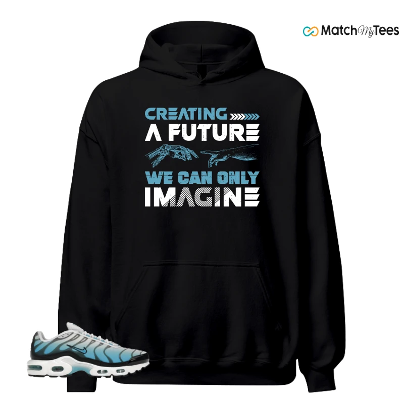 NIKE AIR MAX PLUS ICE (GS) SNEAKER Matching Tees hoodie