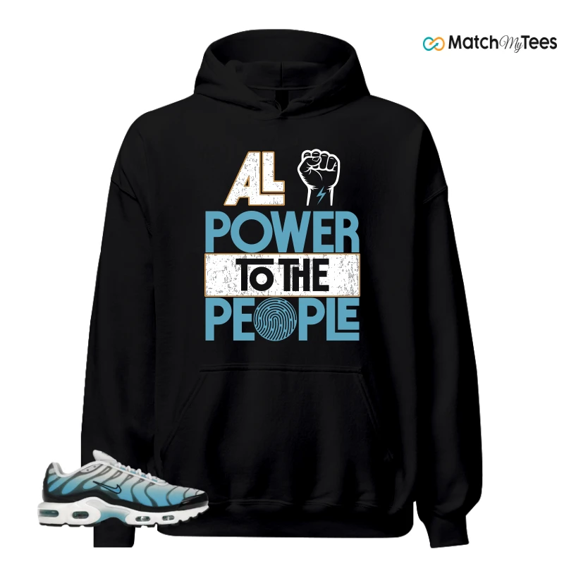NIKE AIR MAX PLUS ICE (GS) SNEAKER Matching Tees hoodie