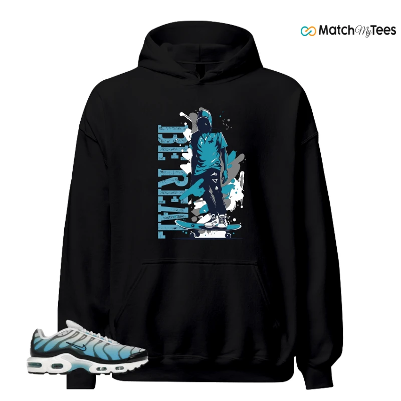 NIKE AIR MAX PLUS ICE (GS) SNEAKER Matching Tees hoodie