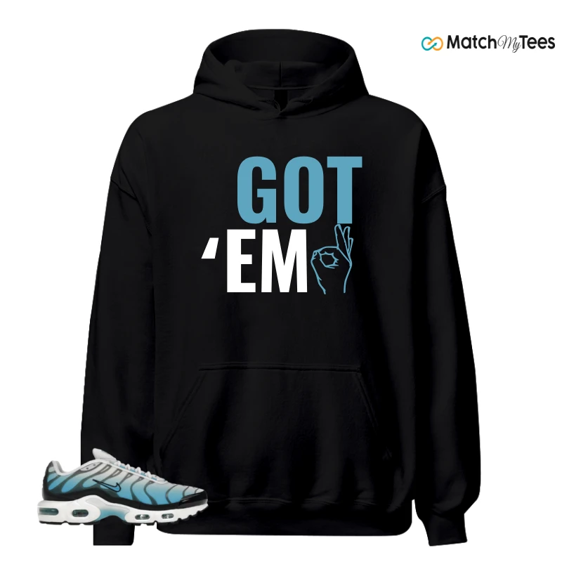 NIKE AIR MAX PLUS ICE (GS) SNEAKER Matching Tees hoodie