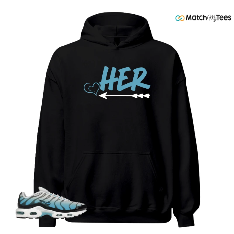 NIKE AIR MAX PLUS ICE (GS) SNEAKER Matching Tees hoodie
