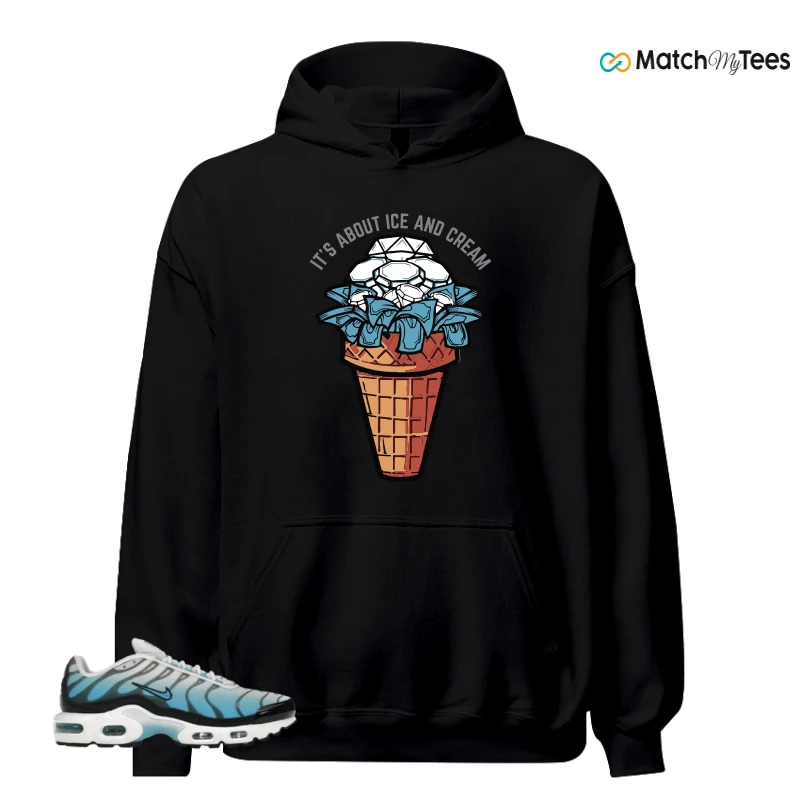 NIKE AIR MAX PLUS ICE (GS) SNEAKER Matching Tees hoodie