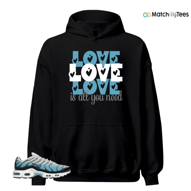 NIKE AIR MAX PLUS ICE (GS) SNEAKER Matching Tees hoodie