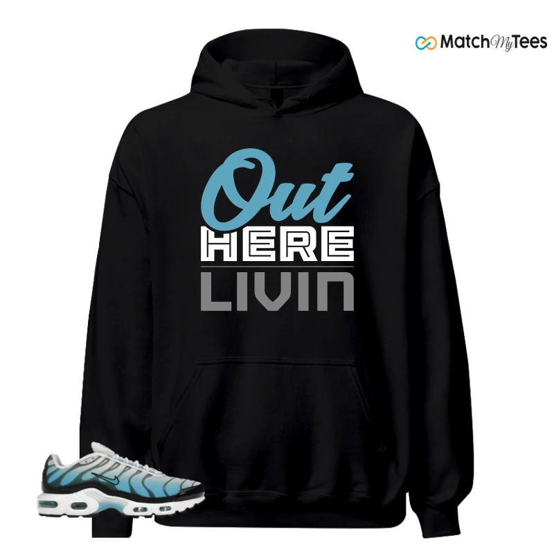 NIKE AIR MAX PLUS ICE (GS) SNEAKER Matching Tees hoodie