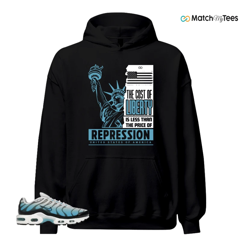NIKE AIR MAX PLUS ICE (GS) SNEAKER Matching Tees hoodie