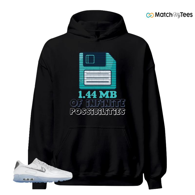 NIKE AIR MAX TERRASCAPE 90 WHITE BLUE TINT PURE PLATINUM SNEAKER Matching Tees hoodie