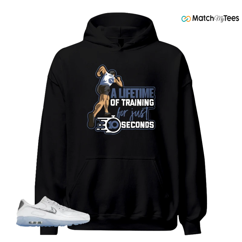 NIKE AIR MAX TERRASCAPE 90 WHITE BLUE TINT PURE PLATINUM SNEAKER Matching Tees hoodie