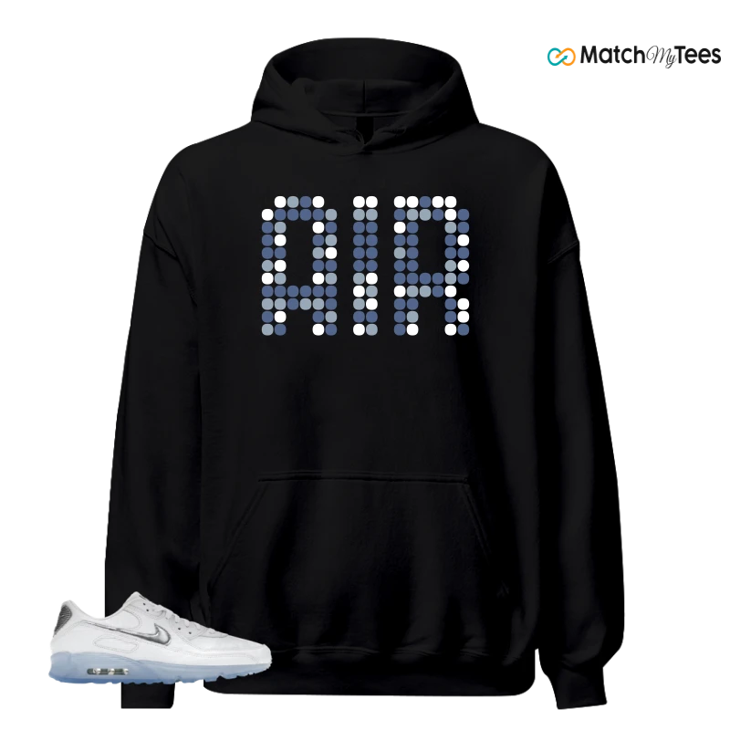 NIKE AIR MAX TERRASCAPE 90 WHITE BLUE TINT PURE PLATINUM SNEAKER Matching Tees hoodie