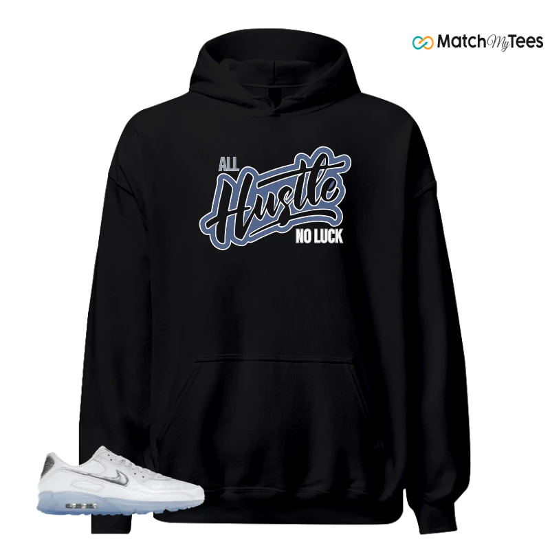 NIKE AIR MAX TERRASCAPE 90 WHITE BLUE TINT PURE PLATINUM SNEAKER Matching Tees hoodie