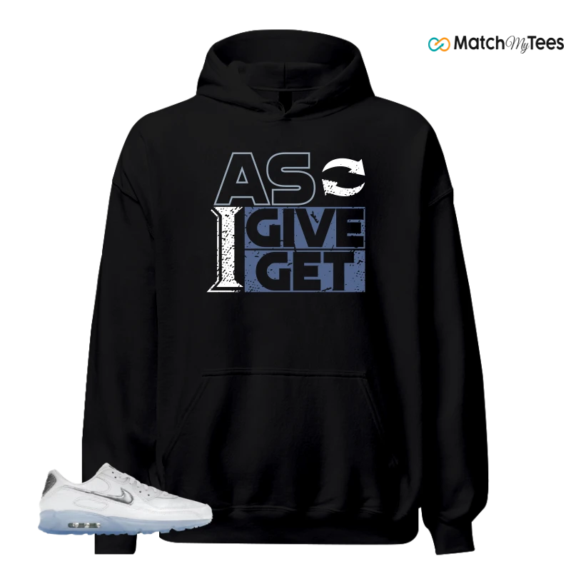 NIKE AIR MAX TERRASCAPE 90 WHITE BLUE TINT PURE PLATINUM SNEAKER Matching Tees hoodie