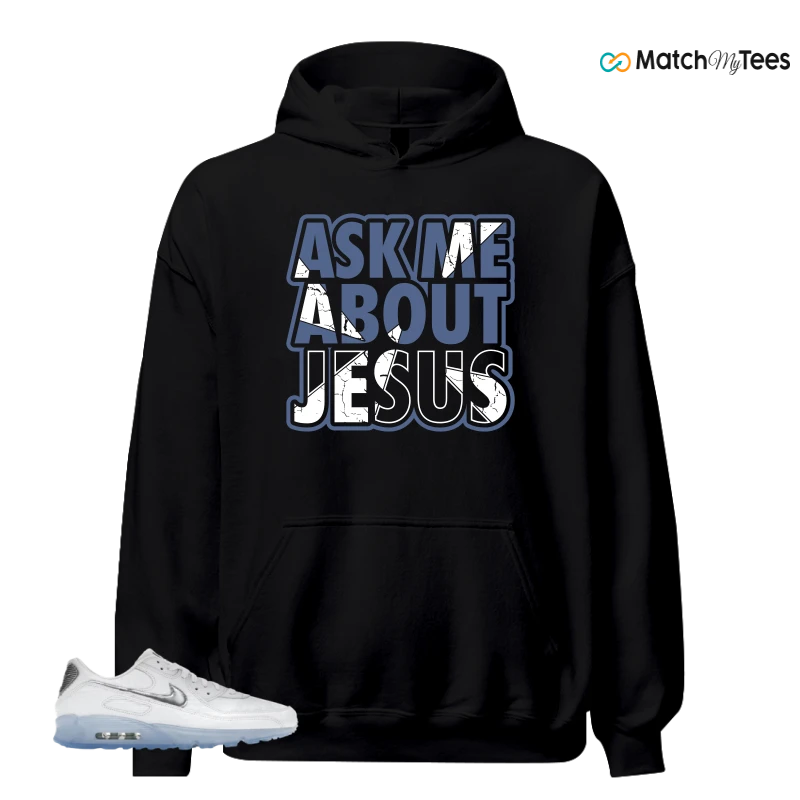 NIKE AIR MAX TERRASCAPE 90 WHITE BLUE TINT PURE PLATINUM SNEAKER Matching Tees hoodie