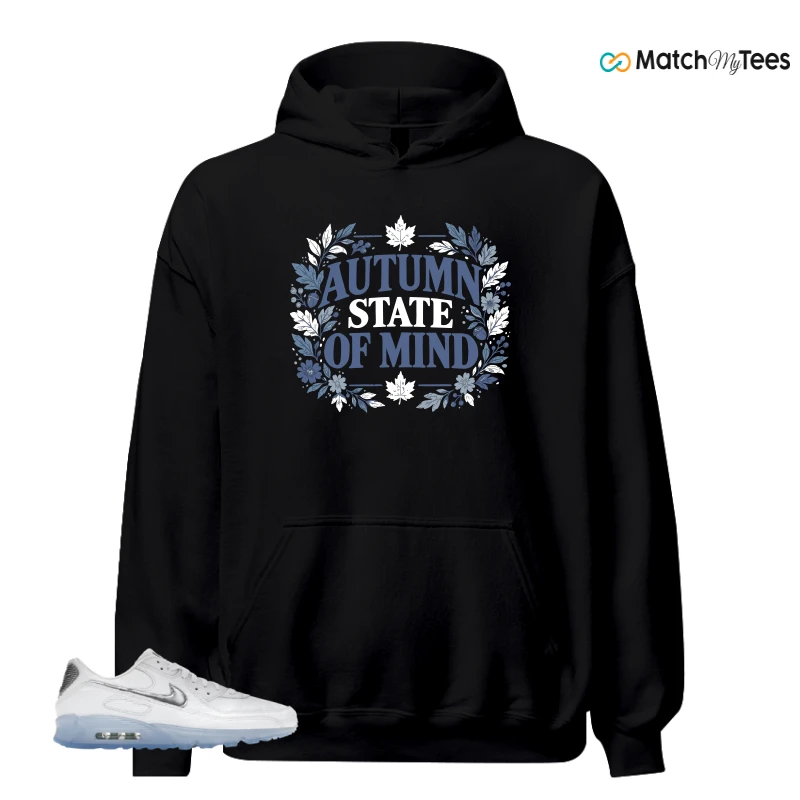 NIKE AIR MAX TERRASCAPE 90 WHITE BLUE TINT PURE PLATINUM SNEAKER Matching Tees hoodie