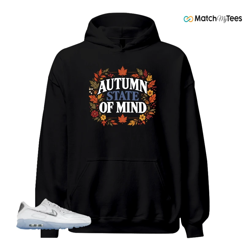 NIKE AIR MAX TERRASCAPE 90 WHITE BLUE TINT PURE PLATINUM SNEAKER Matching Tees hoodie
