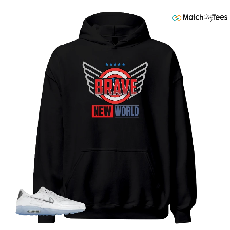 NIKE AIR MAX TERRASCAPE 90 WHITE BLUE TINT PURE PLATINUM SNEAKER Matching Tees hoodie
