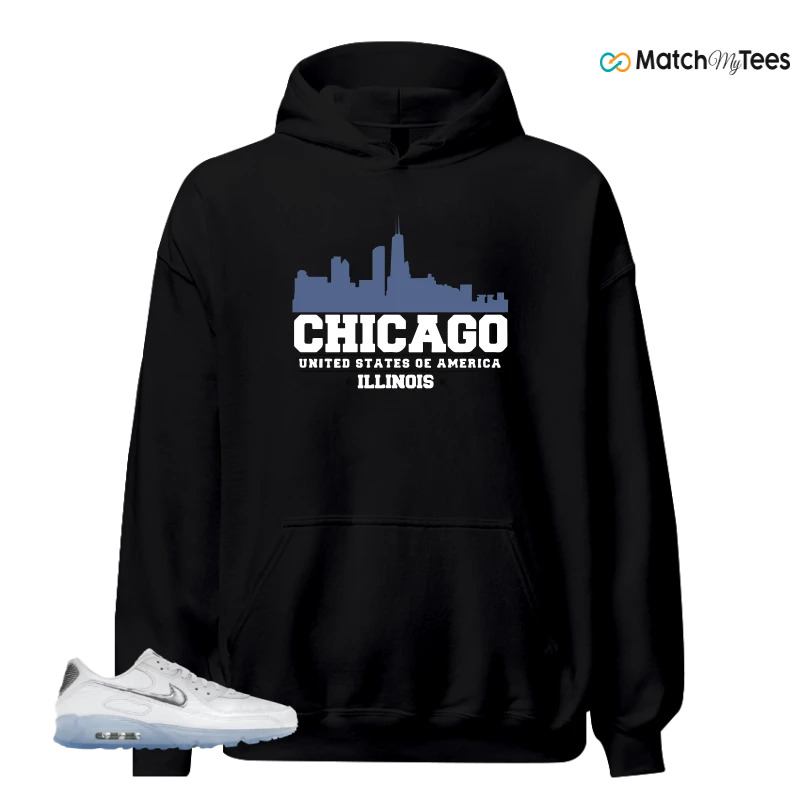 NIKE AIR MAX TERRASCAPE 90 WHITE BLUE TINT PURE PLATINUM SNEAKER Matching Tees hoodie