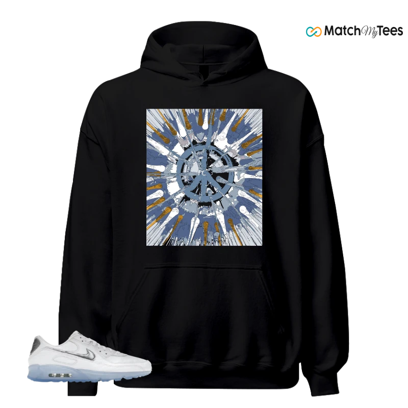 NIKE AIR MAX TERRASCAPE 90 WHITE BLUE TINT PURE PLATINUM SNEAKER Matching Tees hoodie