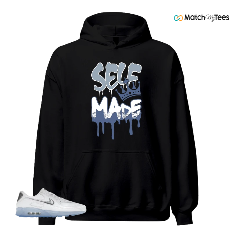 NIKE AIR MAX TERRASCAPE 90 WHITE BLUE TINT PURE PLATINUM SNEAKER Matching Tees hoodie