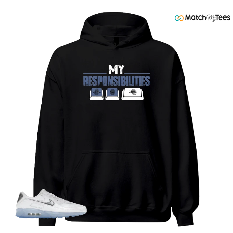 NIKE AIR MAX TERRASCAPE 90 WHITE BLUE TINT PURE PLATINUM SNEAKER Matching Tees hoodie