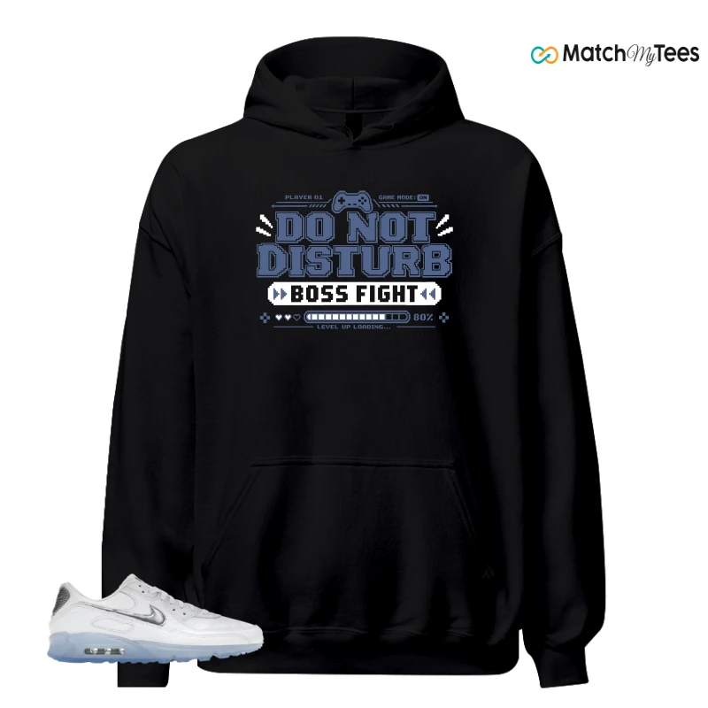 NIKE AIR MAX TERRASCAPE 90 WHITE BLUE TINT PURE PLATINUM SNEAKER Matching Tees hoodie