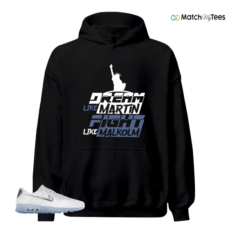 NIKE AIR MAX TERRASCAPE 90 WHITE BLUE TINT PURE PLATINUM SNEAKER Matching Tees hoodie