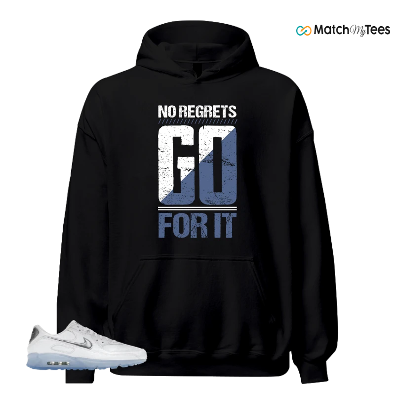 NIKE AIR MAX TERRASCAPE 90 WHITE BLUE TINT PURE PLATINUM SNEAKER Matching Tees hoodie
