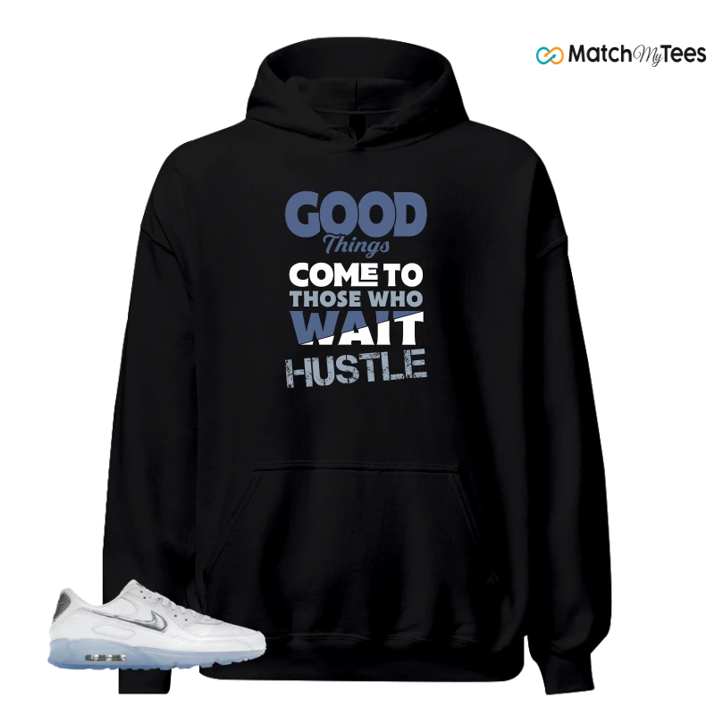 NIKE AIR MAX TERRASCAPE 90 WHITE BLUE TINT PURE PLATINUM SNEAKER Matching Tees hoodie