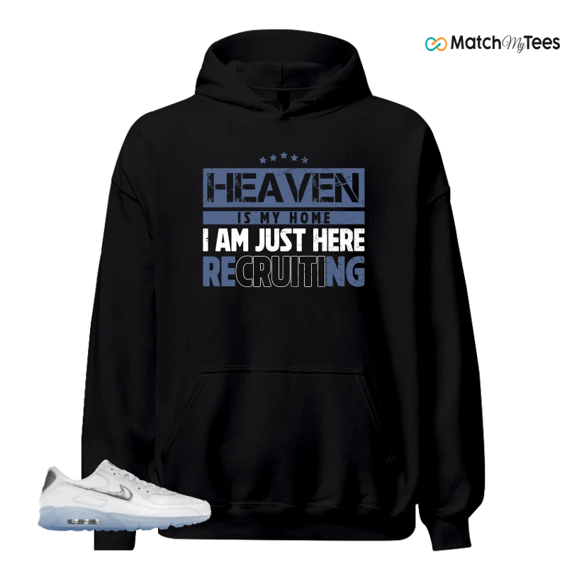 NIKE AIR MAX TERRASCAPE 90 WHITE BLUE TINT PURE PLATINUM SNEAKER Matching Tees hoodie