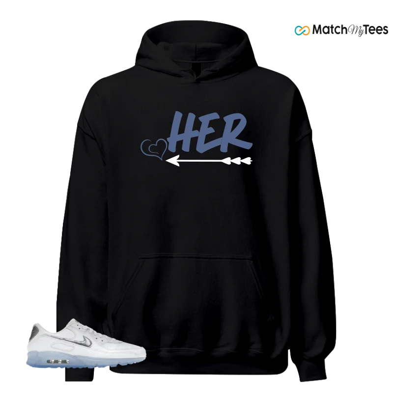 NIKE AIR MAX TERRASCAPE 90 WHITE BLUE TINT PURE PLATINUM SNEAKER Matching Tees hoodie