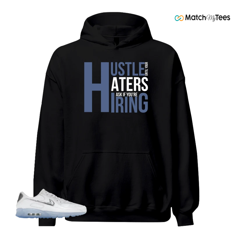 NIKE AIR MAX TERRASCAPE 90 WHITE BLUE TINT PURE PLATINUM SNEAKER Matching Tees hoodie