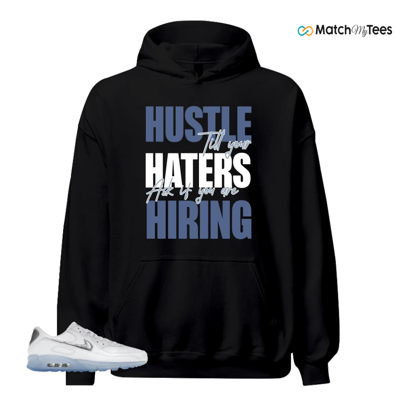 NIKE AIR MAX TERRASCAPE 90 WHITE BLUE TINT PURE PLATINUM SNEAKER Matching Tees hoodie