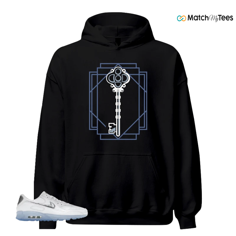 NIKE AIR MAX TERRASCAPE 90 WHITE BLUE TINT PURE PLATINUM SNEAKER Matching Tees hoodie
