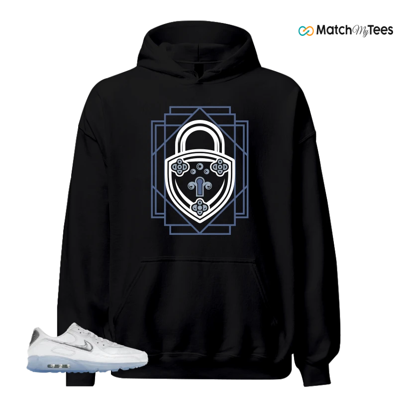 NIKE AIR MAX TERRASCAPE 90 WHITE BLUE TINT PURE PLATINUM SNEAKER Matching Tees hoodie