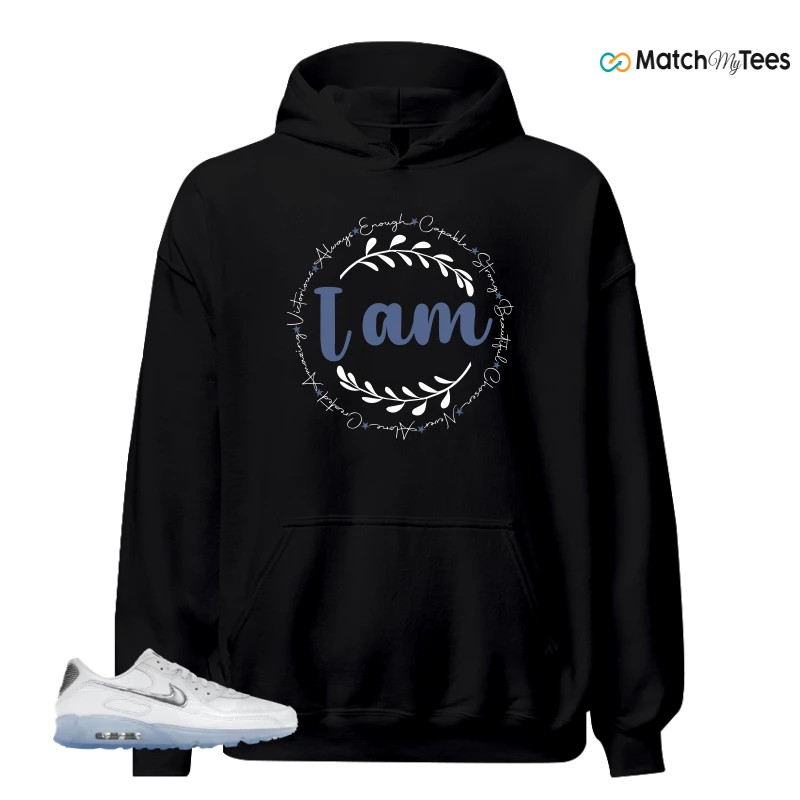 NIKE AIR MAX TERRASCAPE 90 WHITE BLUE TINT PURE PLATINUM SNEAKER Matching Tees hoodie